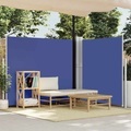vidaXL, vidaXL Ausziehbare Seitenmarkise 170x1200 cm Blau