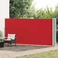 vidaXL, vidaXL Ausziehbare Seitenmarkise 170x1200 cm Rot