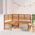 vidaXL, vidaXL Garten-Eckbank 140 cm Massivholz Akazie