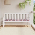 vidaXL, vidaXL Gartenbank-Auflage Rotes Karomuster 180x50x4 cm Stoff