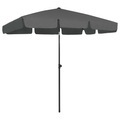 vidaXL, vidaXL Strandschirm Anthrazit 200x125 cm