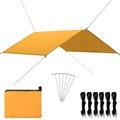 vidaXL, vidaXL Outdoor Tarp 4x4 m Gelb