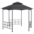 vidaXL, vidaXL Pavillon mit Seitenwänden 3,1x2,7 m Anthrazit