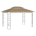 vidaXL, vidaXL Pavillon 4x3x2,7 m Taupe 160 g/m²