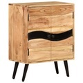 vidaXL, vidaXL Sideboard 57x34x75 cm Akazie Massivholz