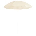 vidaXL, vidaXL Sonnenschirm mit Stahlmast Sandfarben 180 cm
