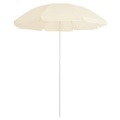 vidaXL, vidaXL Sonnenschirm mit Stahlmast Sandfarben 180 cm