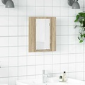 vidaXL, vidaXL LED-Bad-Spiegelschrank Sonoma-Eiche 40x12x45 cm