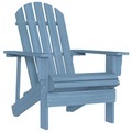vidaXL, vidaXL Adirondack-Gartenstuhl Massivholz Tanne Blau