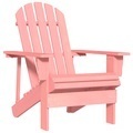 vidaXL, vidaXL Adirondack-Gartenstuhl Massivholz Tanne Rosa