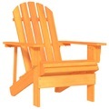 vidaXL, vidaXL Adirondack-Gartenstuhl Massivholz Tanne Orange