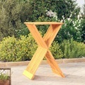 vidaXL, vidaXL Klapphocker 40x32,5x70 cm Massivholz Teak