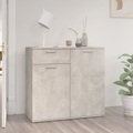 vidaXL, vidaXL Sideboard Betongrau 80x36x75 cm Spanplatte