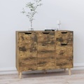 vidaXL, vidaXL Sideboard Räuchereiche 90x30x72 cm Holzwerkstoff