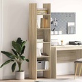 vidaXL, vidaXL Bücherregal Sonoma-Eiche 40x35x180 cm Spanplatte