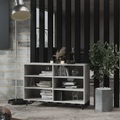 vidaXL, vidaXL Sideboard Betongrau 103,5x35x70 cm Spanplatte