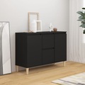 vidaXL, vidaXL Sideboard Schwarz 103,5x35x70 cm Spanplatte