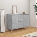 vidaXL, vidaXL Sideboard Betongrau 103,5x35x70 cm Spanplatte