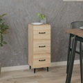vidaXL, vidaXL Sideboard Sonoma-Eiche 34,5x34x90 cm Holzwerkstoff