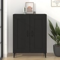 vidaXL, vidaXL Sideboard Schwarz 69,5x34x90 cm Holzwerkstoff