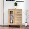 vidaXL, vidaXL Sideboard Sonoma-Eiche 69,5x34x90 cm Holzwerkstoff