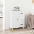 vidaXL, vidaXL Sideboard Weiß 69,5x34x90 cm Holzwerkstoff