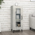 vidaXL, vidaXL Sideboard Betongrau 34,5x34x90 cm Holzwerkstoff
