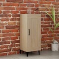 vidaXL, vidaXL Sideboard Sonoma-Eiche 34,5x34x90 cm Holzwerkstoff