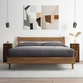 vidaXL, vidaXL Sideboard Räuchereiche 30x30x70 cm Holzwerkstoff