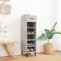 vidaXL, vidaXL Schuhschrank Betongrau 30x35x105 cm Holzwerkstoff