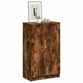 vidaXL, vidaXL Schuhschrank Räuchereiche 59x35x100 cm Holzwerkstoff