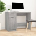 vidaXL, vidaXL Schreibtisch Grau Sonoma 100x50x75 cm Holzwerkstoff