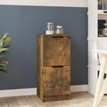 vidaXL, vidaXL Sideboard Räuchereiche 30x30x70 cm Holzwerkstoff