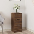 vidaXL, vidaXL Sideboard Braun Eichen-Optik 30x30x70 cm Holzwerkstoff