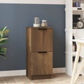vidaXL, vidaXL Sideboard Braun Eichen-Optik 30x30x70 cm Holzwerkstoff