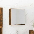 vidaXL, vidaXL Bad-Spiegelschrank Räuchereiche 64x20x67 cm