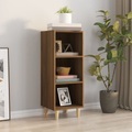 vidaXL, vidaXL Sideboard Braun Eichen-Optik 34,5x32,5x90 cm Holzwerkstoff