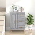 vidaXL, vidaXL Sideboard Grau Sonoma 69,5x34x90 cm Holzwerkstoff