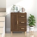 vidaXL, vidaXL Sideboard Braun Eichen-Optik 69,5x34x90 cm Holzwerkstoff