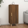 vidaXL, vidaXL Sideboard Braun Eichen-Optik 34,5x34x90 cm Holzwerkstoff