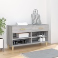 vidaXL, vidaXL Schuhschrank Grau Sonoma 102x35x55 cm Holzwerkstoff