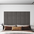 vidaXL, vidaXL Wandpaneele 12 Stk. Dunkelgrau 30x30 cm Samt 1,08 m²
