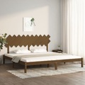 vidaXL, vidaXL Massivholzbett Honigbraun 200x200 cm