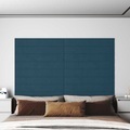 vidaXL, vidaXL Wandpaneele 12 Stk. Blau 90x15 cm Samt 1,62 m²