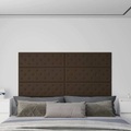 vidaXL, vidaXL Wandpaneele 12 Stk. Braun 90x30 cm Kunstleder 3,24 m²