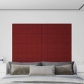 vidaXL, vidaXL Wandpaneele 12 Stk. Weinrot 90x30 cm Stoff 3,24 m²