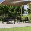 vidaXL, vidaXL 6-tlg. Garten-Lounge-Set mit Kissen Aluminium Anthrazit