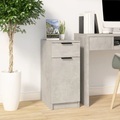 vidaXL, vidaXL Schreibtischschrank Betongrau 33,5x50x75 cm Holzwerkstoff