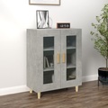 vidaXL, vidaXL Sideboard Betongrau 69,5x34x90 cm Holzwerkstoff