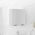 vidaXL, vidaXL Bad-Spiegelschrank Weiß 64x20x67 cm